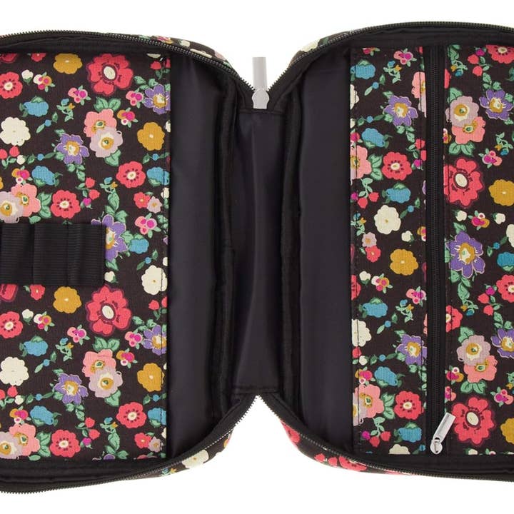 Ella Celebration - Wholesale Bible Cover - Floral Canvas Bible Cover with Zipper and Pockets2