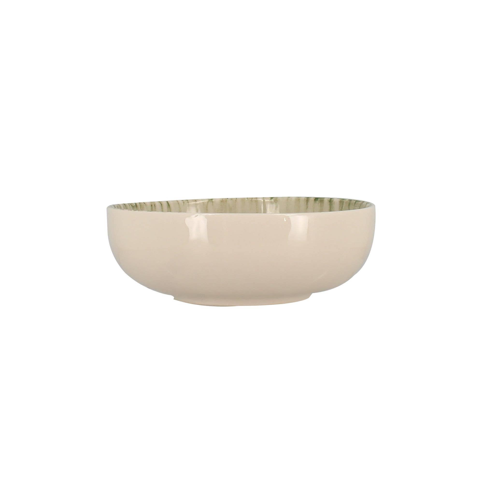 Novastyl - Wholesale Dinner Plate - JADE 600ml green and beige stoneware bowl3