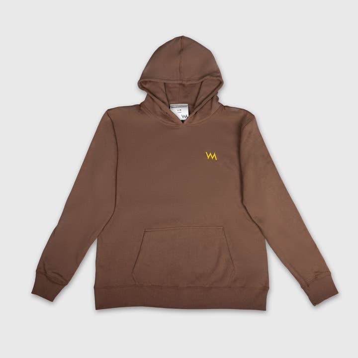 HOODIE (UNISEX) - BROWN for wholesale by Wdmrck Exclusive Inc