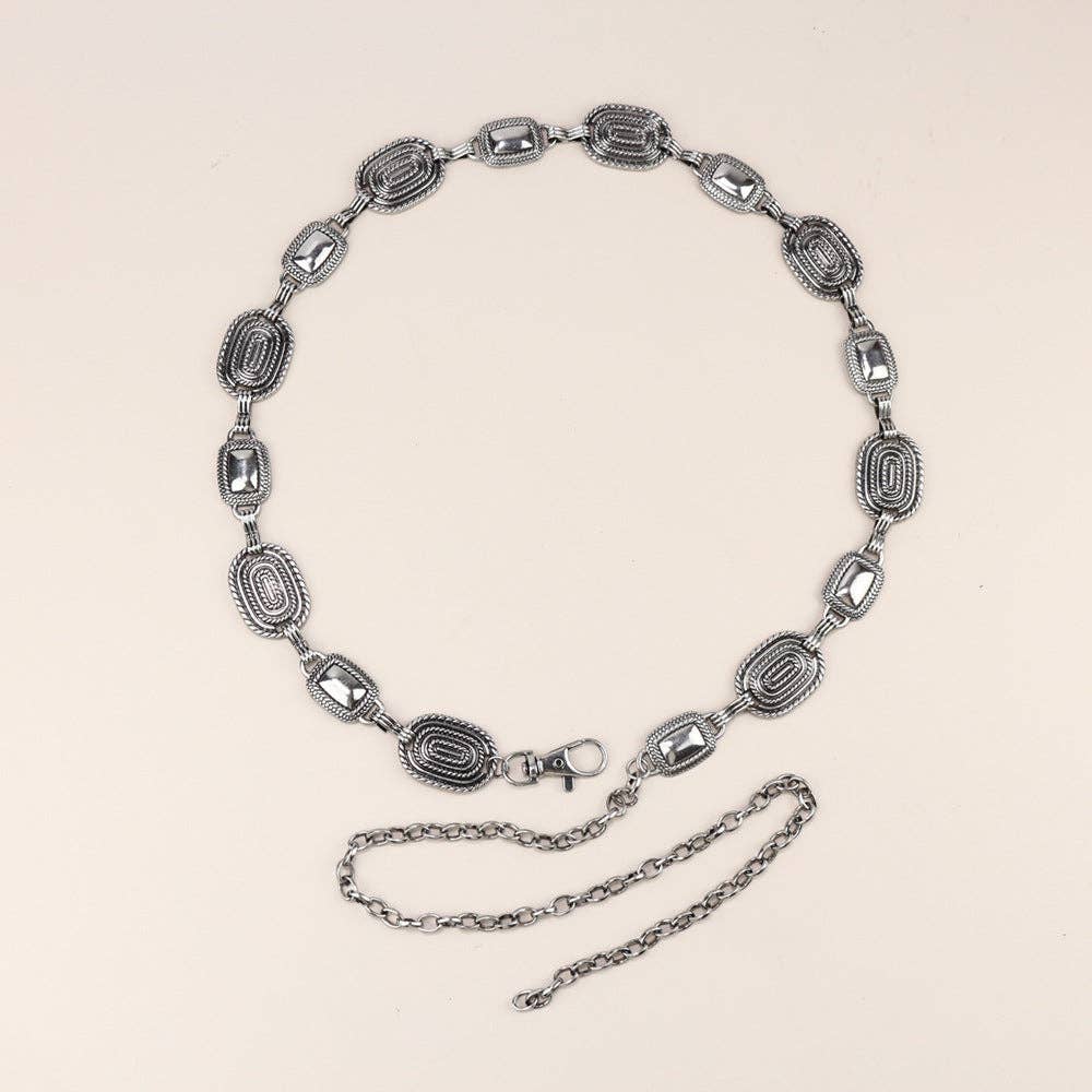 SALINA TRADING INC – Großhandel Gürtel – Damen – Metallkettengürtel mit Schmetterlings- und Herzdesign21