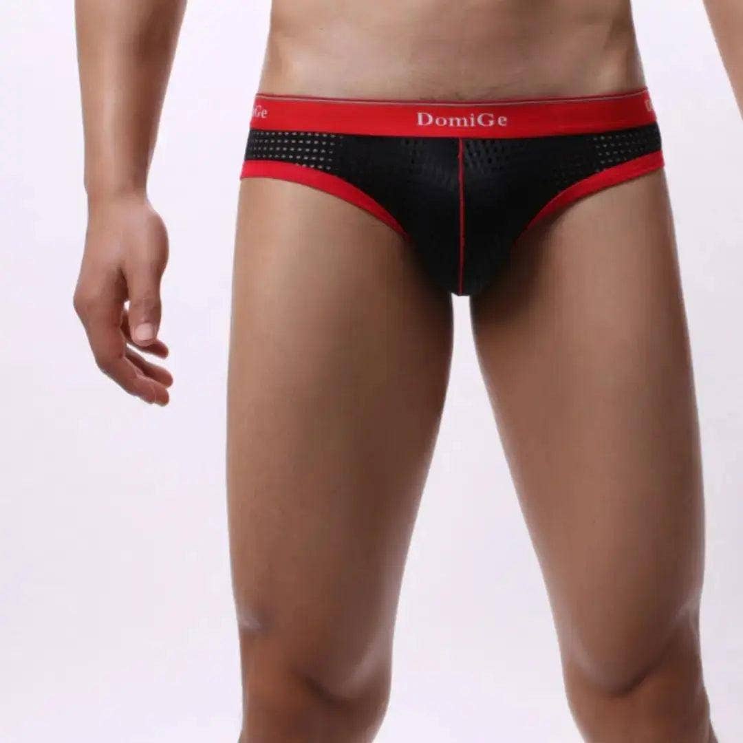 DomiGe - Vente Sous-vêtements – homme - Jockstraps Bold & Breezy pour hommes avec ceinture à logo - Sous-vêtements pour hommes Unleash Your Freedom3