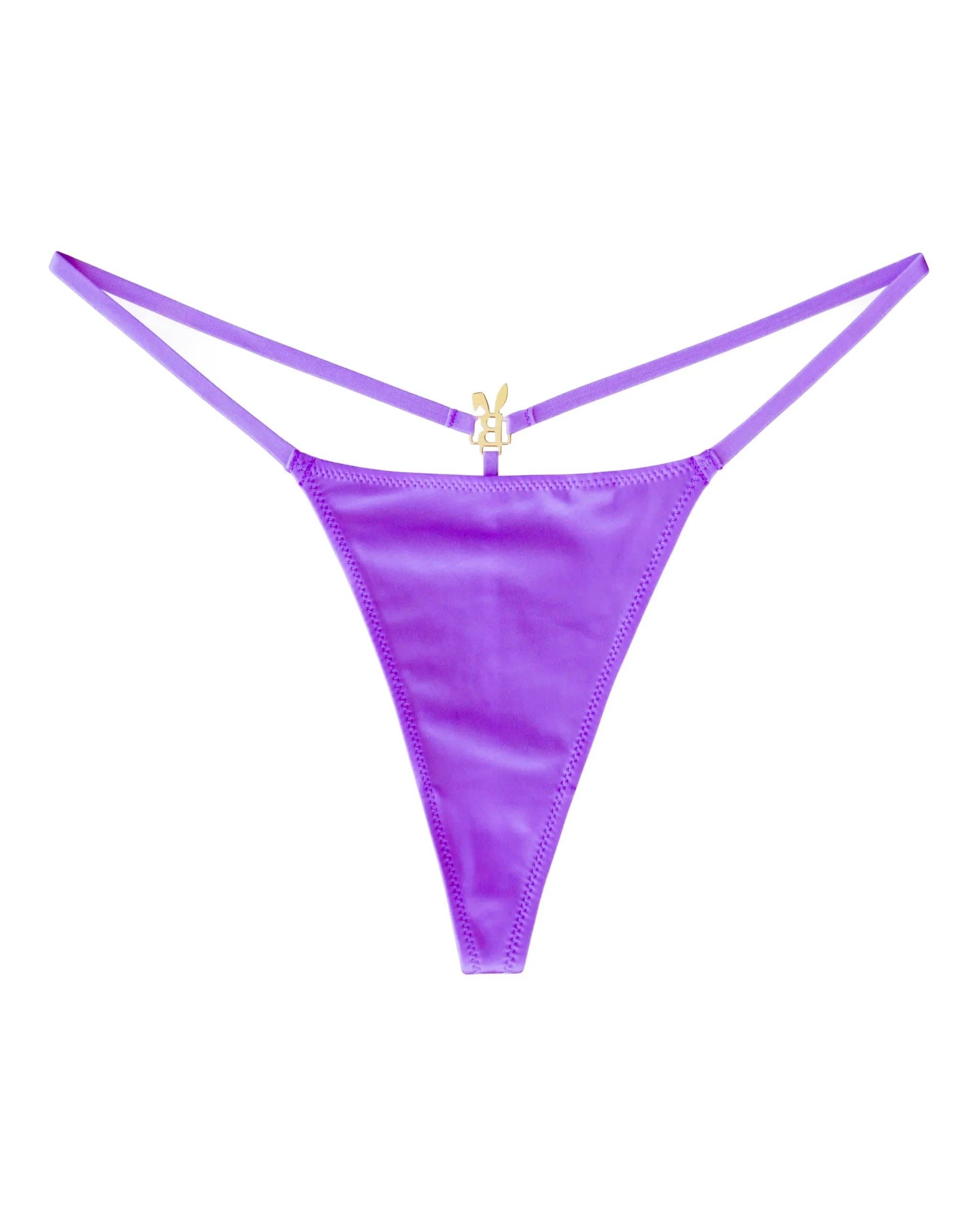 BUNNIES ROOM - Wholesale Underwear - Women's - G-STRING IN PURPLE1
