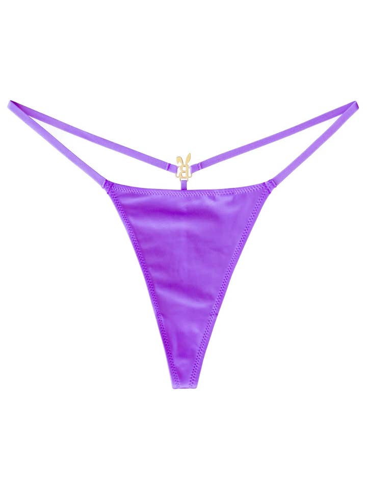 BUNNIES ROOM - Wholesale Underwear - Women's - G-STRING IN PURPLE1