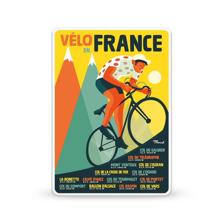 Sacré Marcel - Wholesale Chocolate Box - Metal Box “Bicycle in France”|Chocolate Flaky Cigarettes5