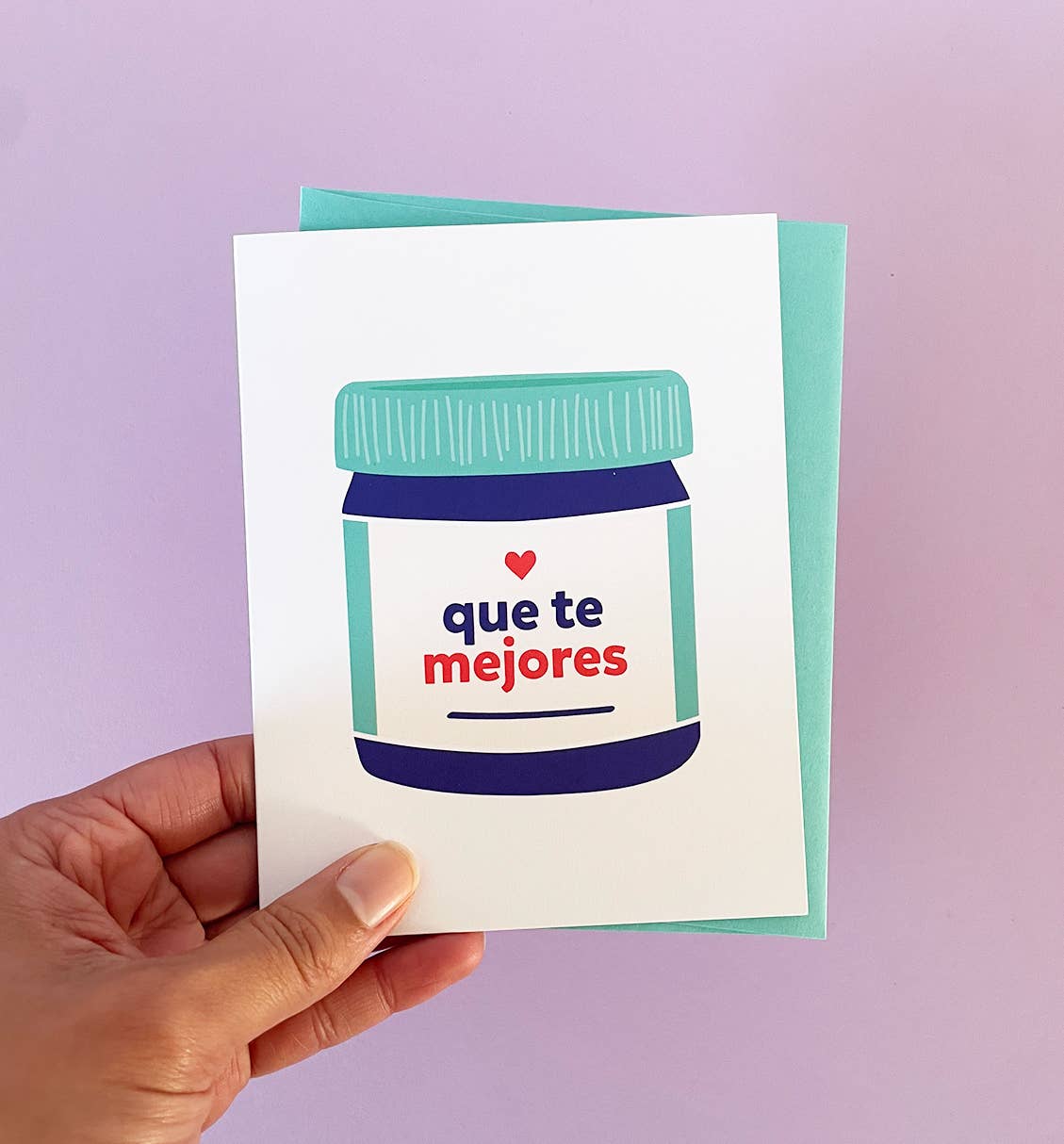 Graphic Anthology Greeting Cards - Wholesale Get Well Card - Que Te Mejores Spanish get well card | funny el vicks card2