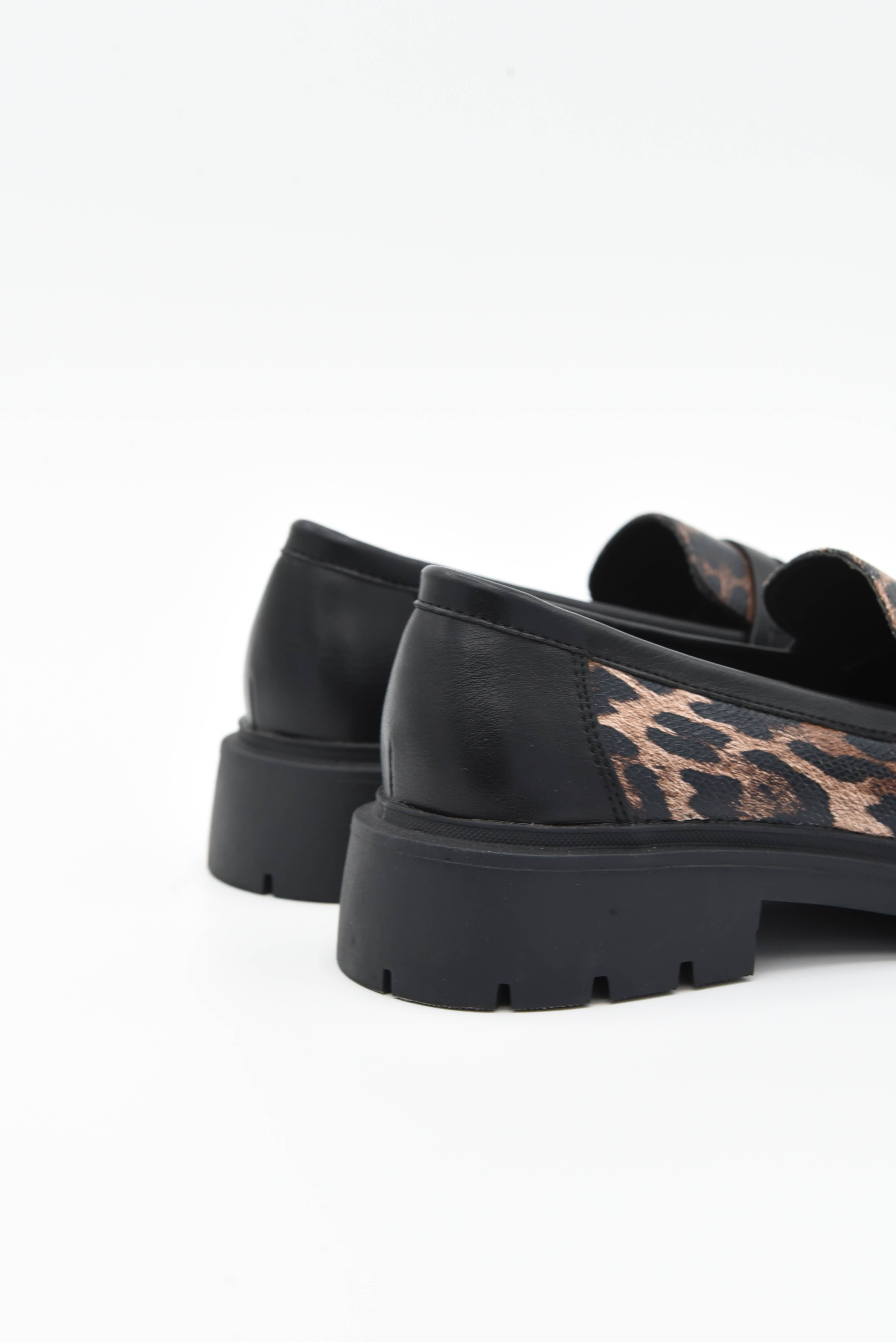 Azarey - Wholesale Loafers - Women's - Chunky snake animal-print loafer 459K050 13