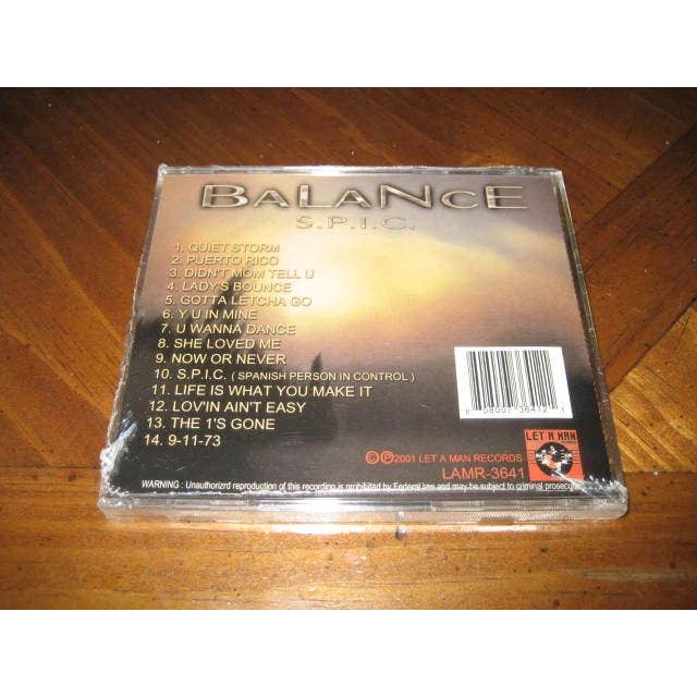 Real Retro - Wholesale Music CD/Vinyl - S.P.I.C. BALANCE Sealed CD Music1
