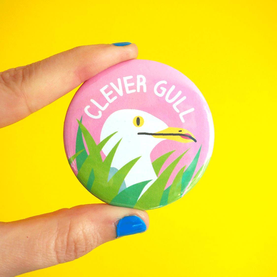 hello DODO - Wholesale Lapel Pin/Button - Clever Gull Badge