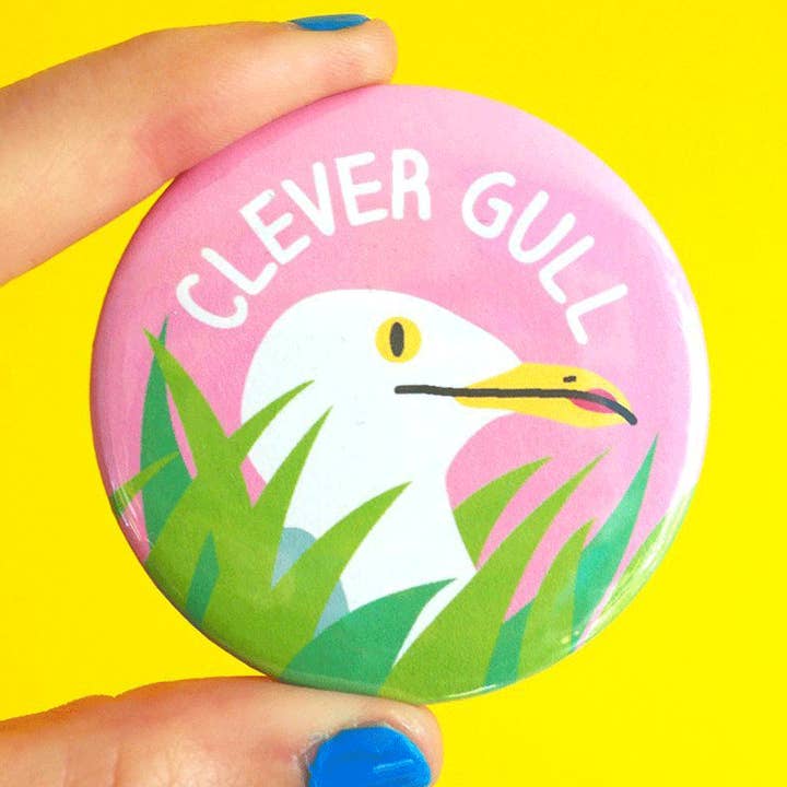 Clever Gull Badge for wholesale by hello DODO