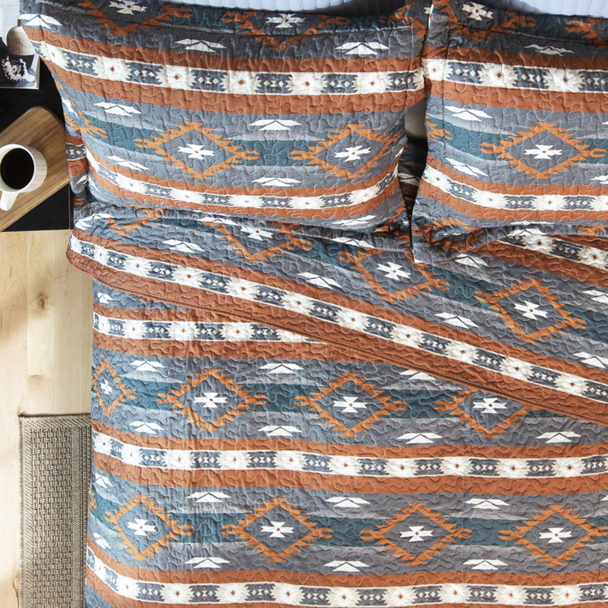 Carstens, Inc. - Wholesale Bedding Set - Wrangler® Checotah Quilt Set4