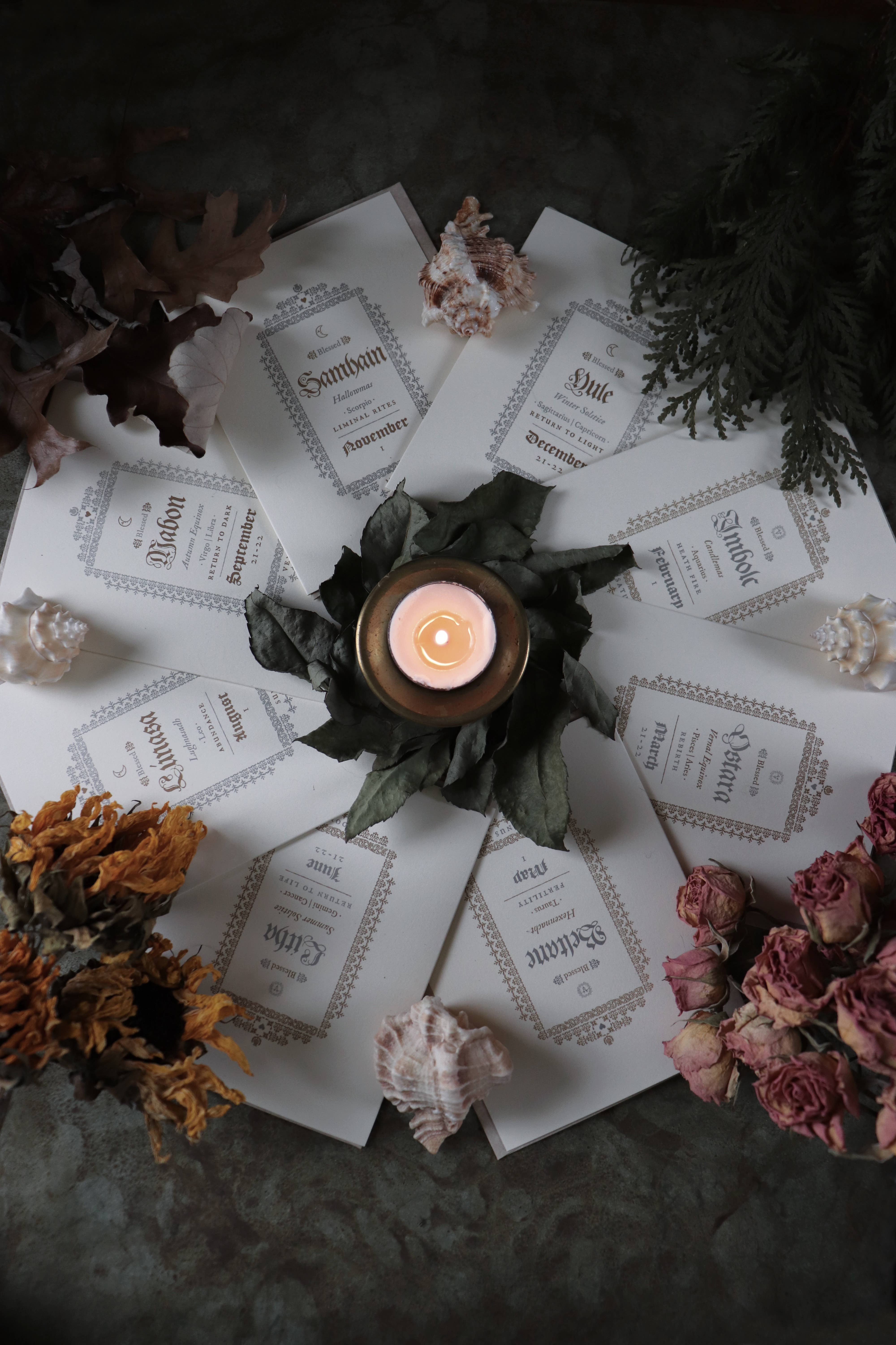 Open Sea - Wholesale Season's Greetings Card - Samhain Pagan Holiday Greeting Card1