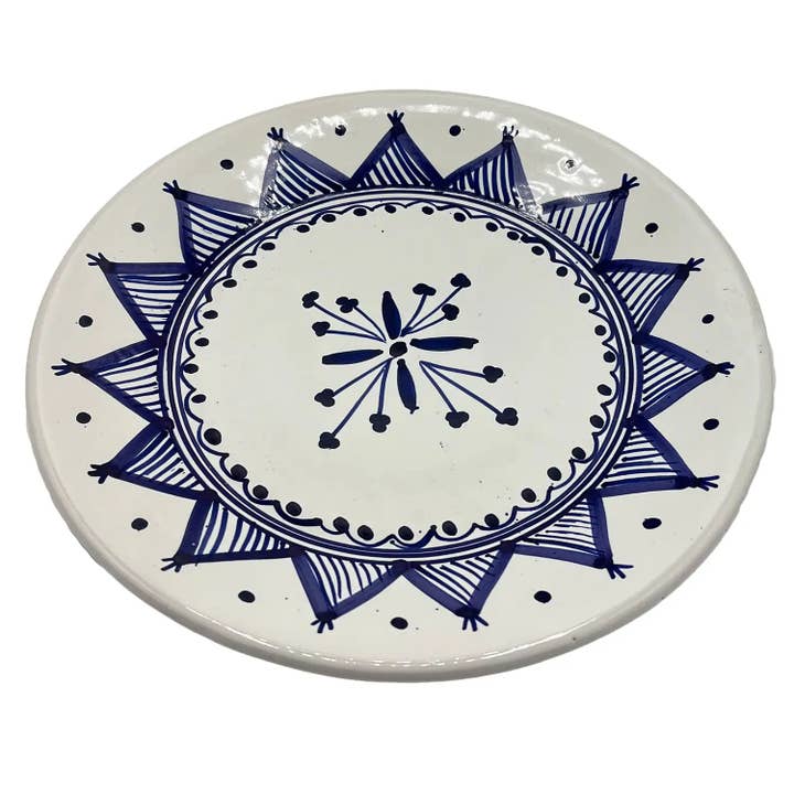 Etnico del Mondo - Wholesale Decorative Plate/Dish/Bowl - Tunisian Hand-Painted Ceramic Decorative Plate #22