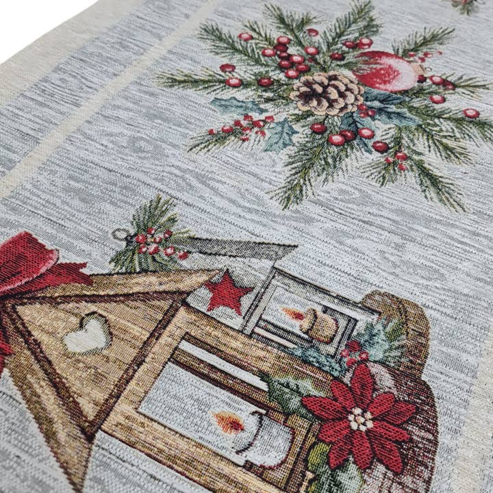 Lunaria Lab - Wholesale Table Runner - Elf Couple Christmas Runner2