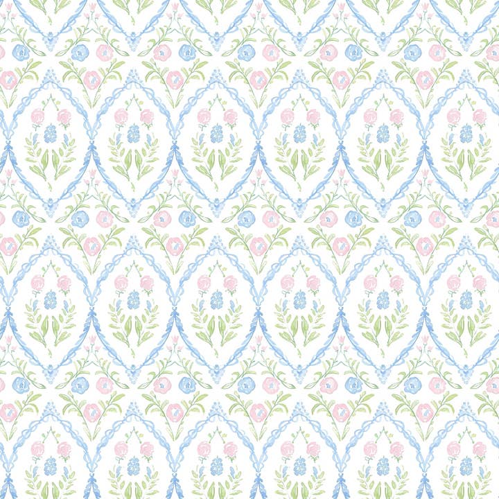 Beau Bottles – wholesale Wine gift bag – Beau Bottles Wrap Grandmillienial Floral Medallion - Prosecco Collection6