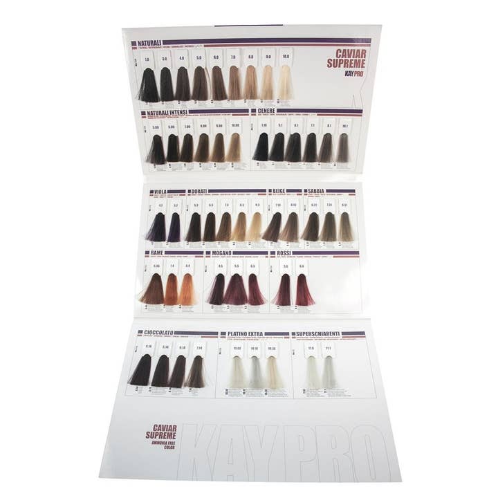 KayPro Caviar Supreme FARBKARTE für den Großhandel von KayPro BeNeLux