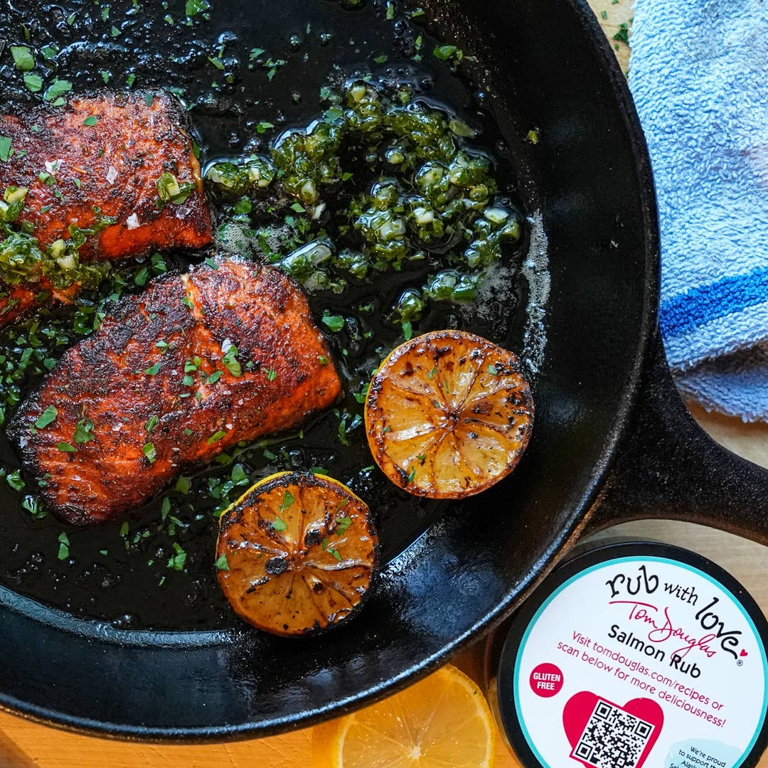 Tom Douglas Rub with Love - Wholesale Rub - Salmon Rub3
