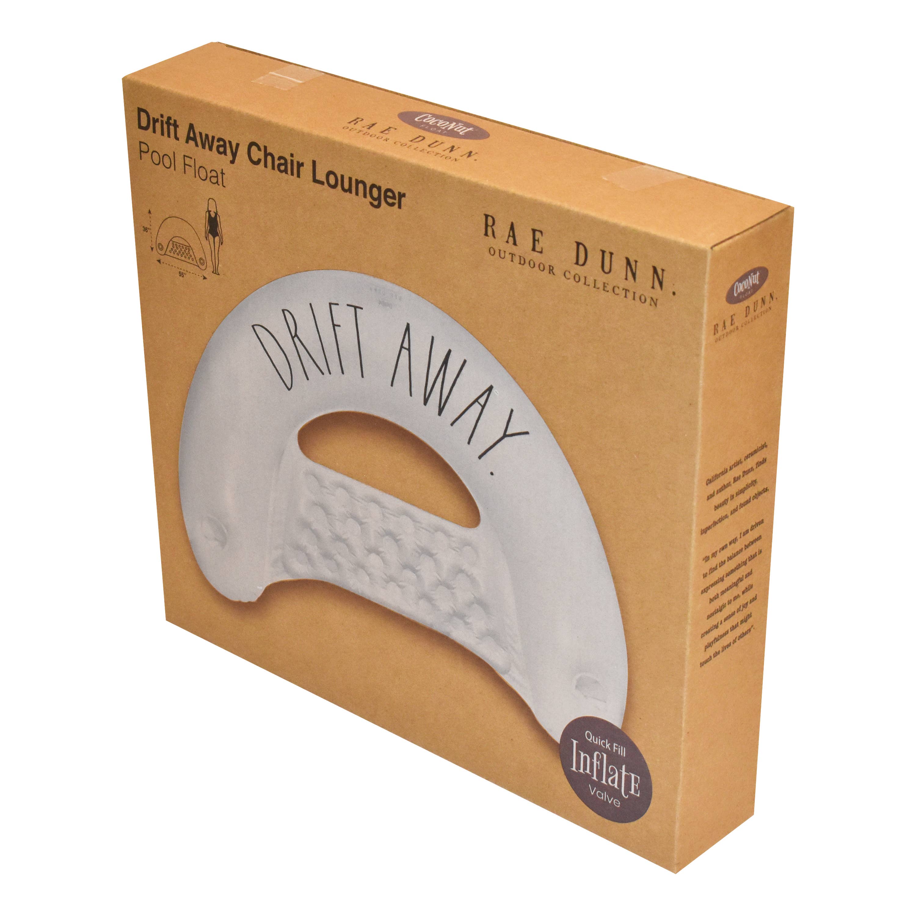 Coconut Outdoor - Wholesale Inflatables - Rae Dunn - Chill Chair Lounger - DRIFT AWAY.4