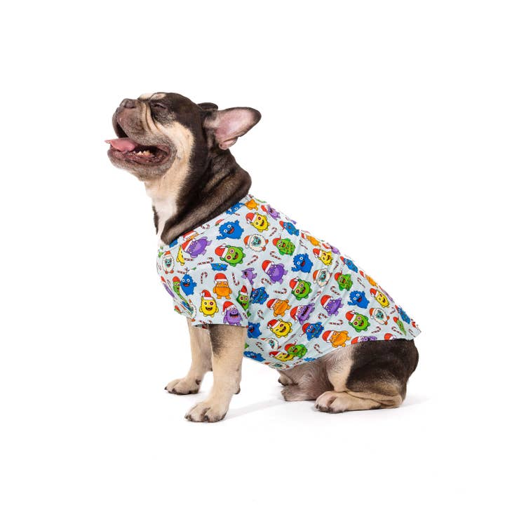 Vibrant Hound - Wholesale Pet shirt – Dog - Festive Monsters Christmas Dog Shirt2