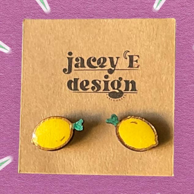 Clous peints en forme de citrons pour la vente par Jacey e Design