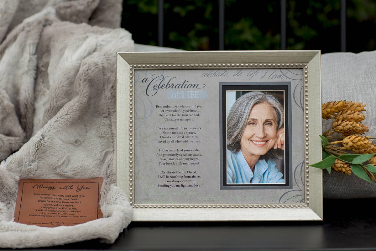 The Grandparent Gift Co. Inc. - Wholesale Picture Frame - Celebration Of Life Memorial Photo Frame 8x10 63001