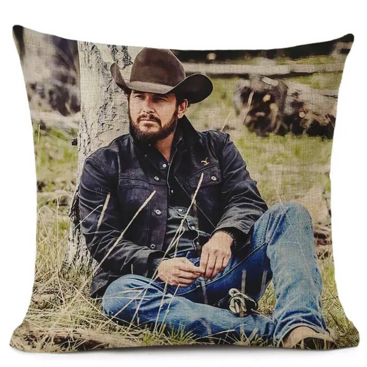 Rip Yellowstone Pillow for wholesale by Creations by Matthew