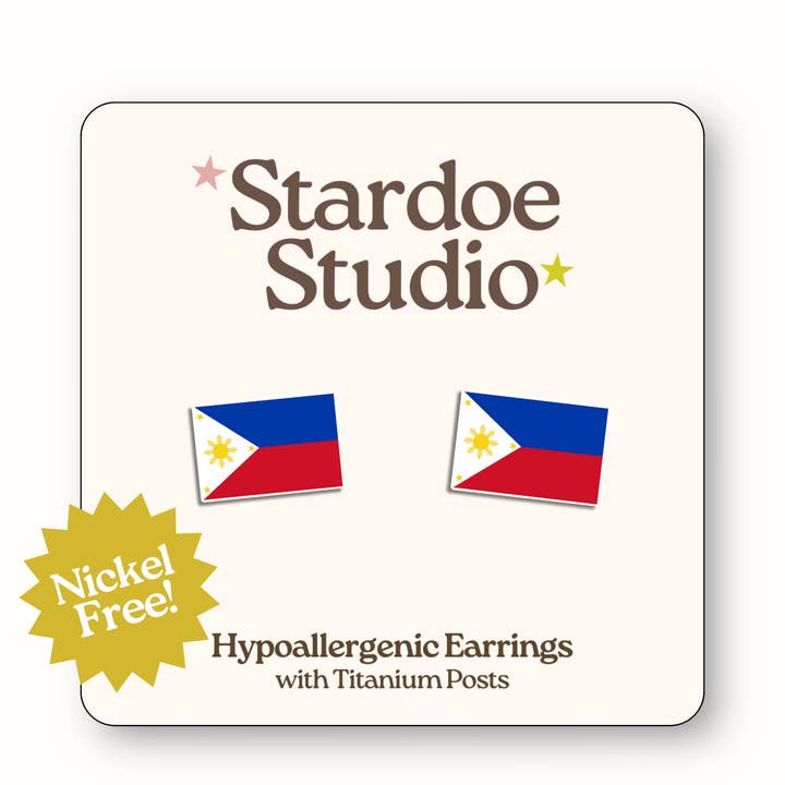 Filipino Flag (Philippines) Earrings and other Purchase Wholesale philippine flags. Free Returns & Net 60 Terms on Faire trending on Faire.