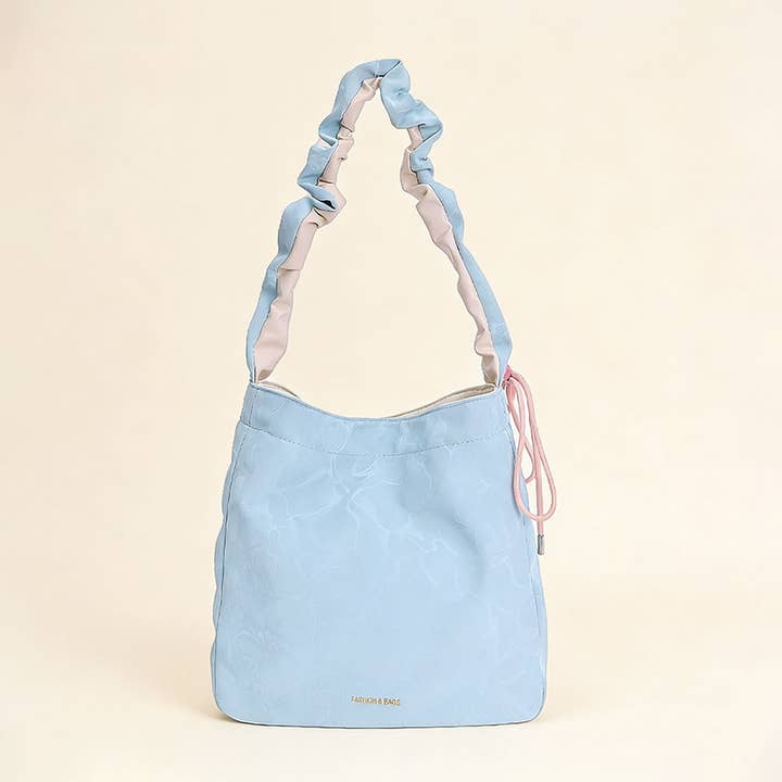 SWEET-STYLE RUFFLED LACE CROSSBODY BAG_CUAB01199 for wholesale by DOUBLJU