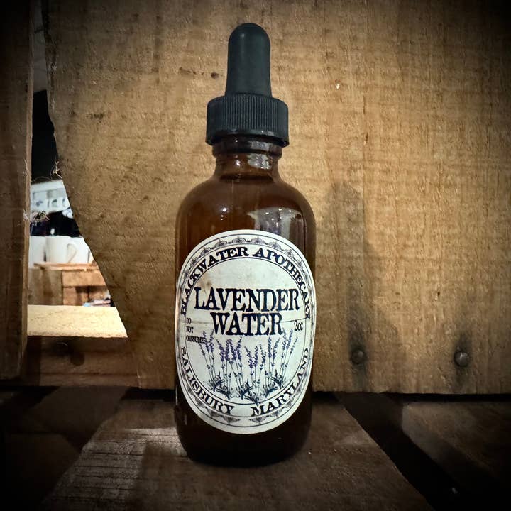 Blackwater Apothecary - Wholesale Face & Body Mist/Water - Lavender Water - Amber Glass Bottle & Dropper Top