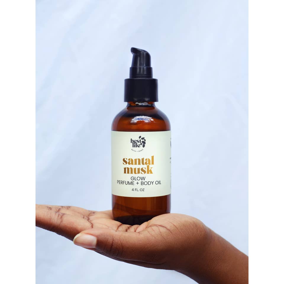 Best Life Organics - Wholesale Bath/Body Oil - Santal Musk Perfume + Body Oil