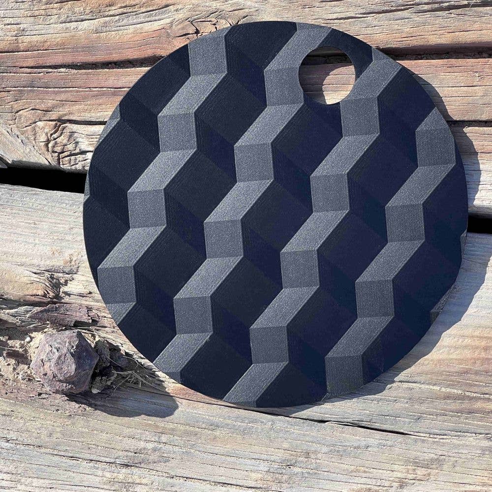 justfans - Vente Éventail - Éventails ronds à motifs tridimensionnels en plastique recyclé16