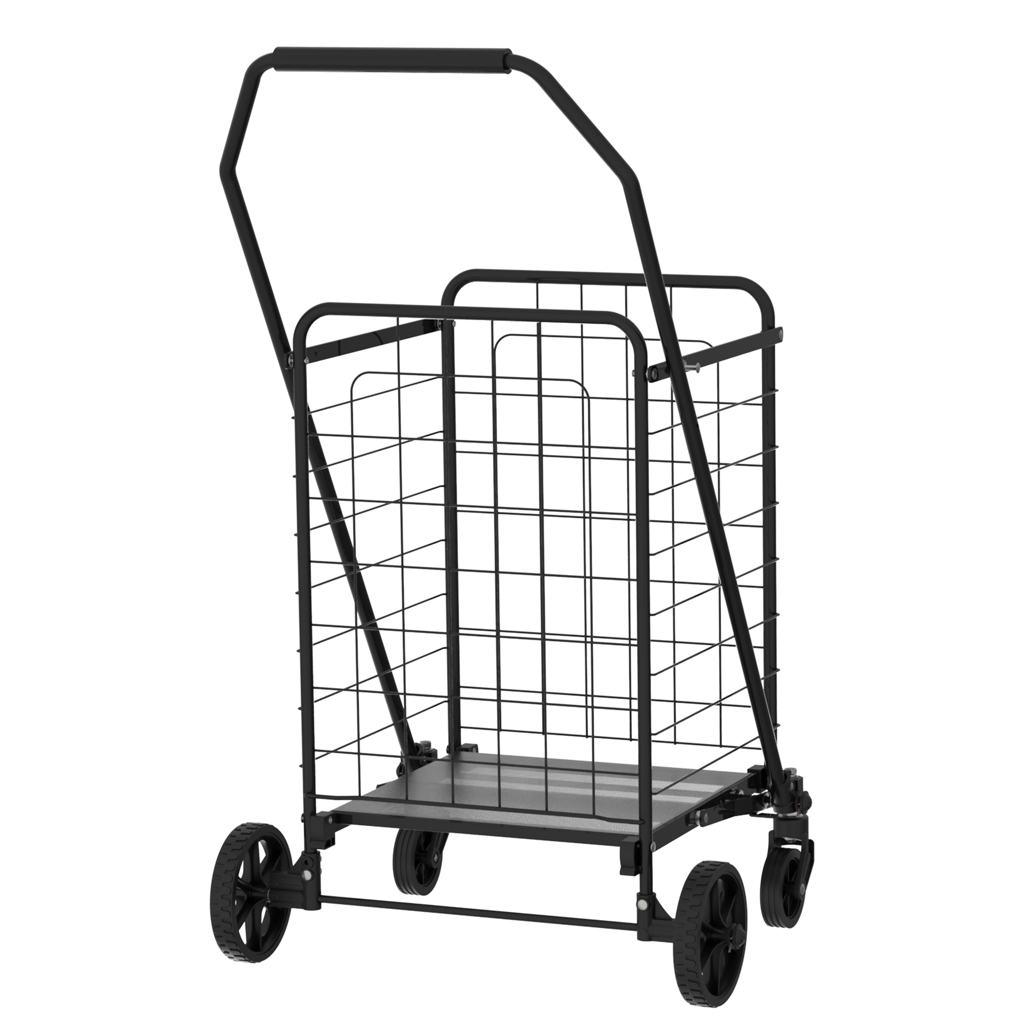 BlakOutlet - Wholesale Grocery/Shopping Bag - Shopping Cart with Shelf,Grocery Cart on Wheels, Foldable Utility Shopping Carts6
