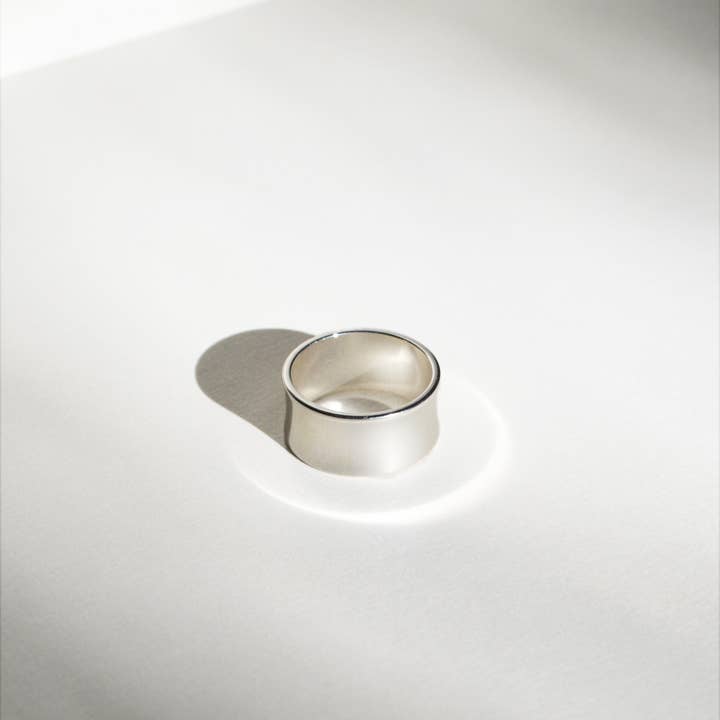 Gem & Blue - Wholesale Band/Stacked Ring - Recurve Ring