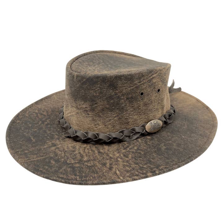 Jacaru Australia - Wholesale Cowboy Hat - Unisex - Jacaru 1172 Kangaroo Hat Stonewash