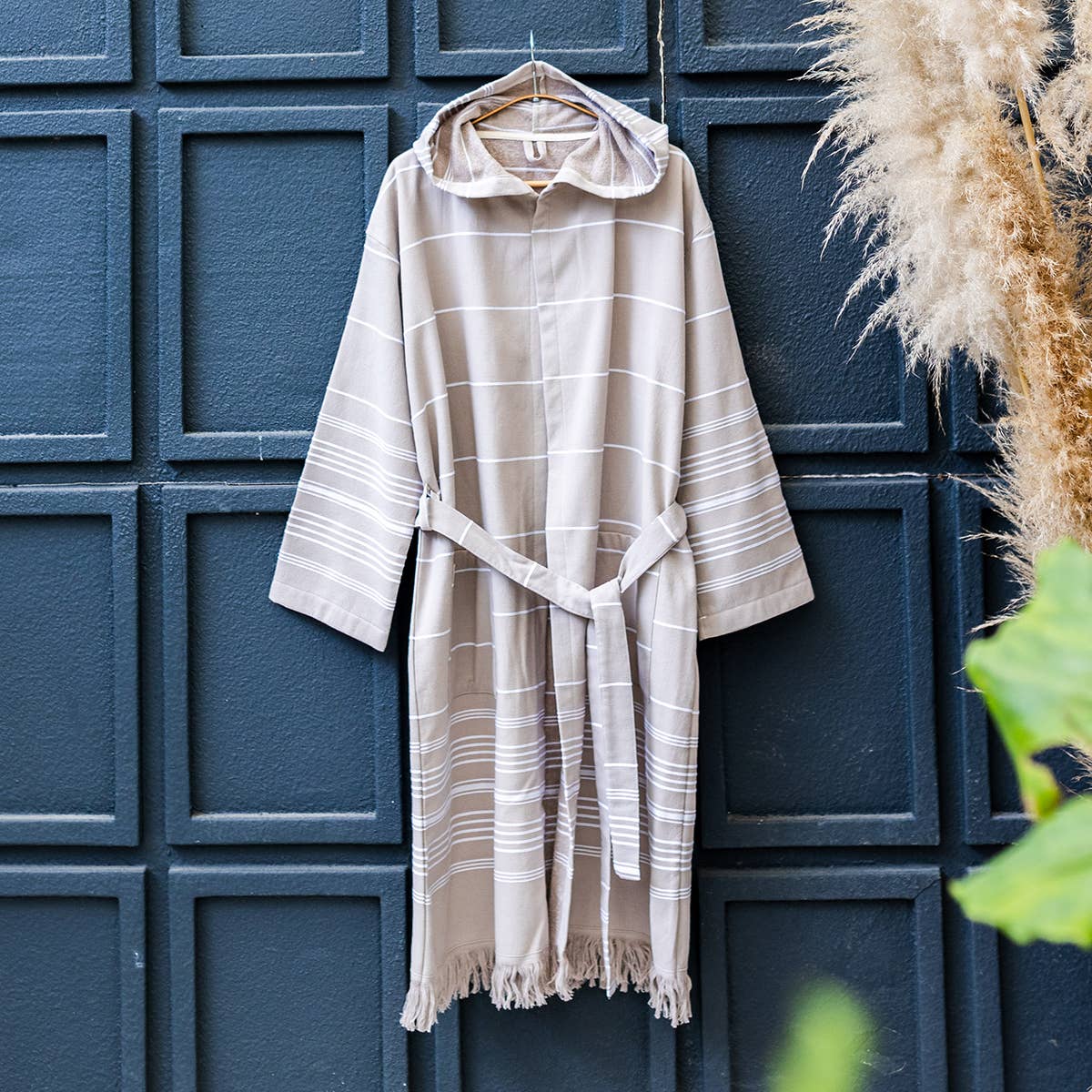 Kikoya – wholesale Robe – Unisex – Terrybacked Bathrobe Turkish Cotton Light Weight Hood Quick 10