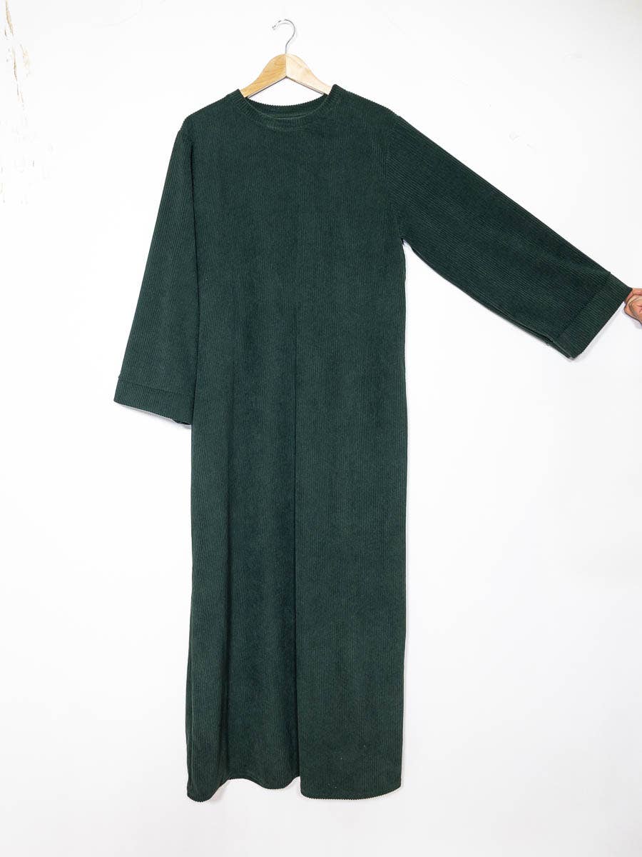 IDEAL OUTFIT - Vente Robe – femme - Abaya longue ref:2393B-côtelé7