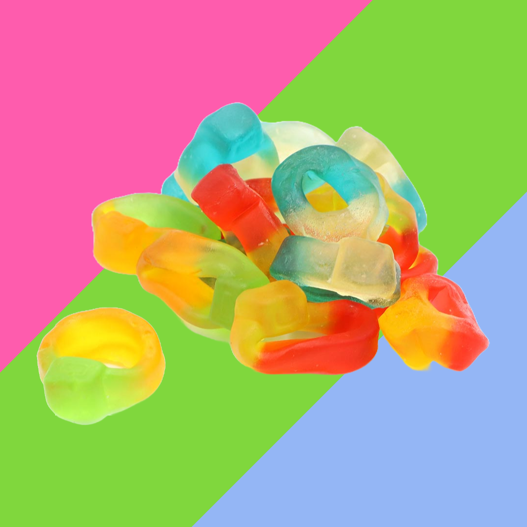 Gaffney's Sweets & Treats Wholesale - Wholesale Gummy - Kingsway Friendship Rings Bag 3kg0