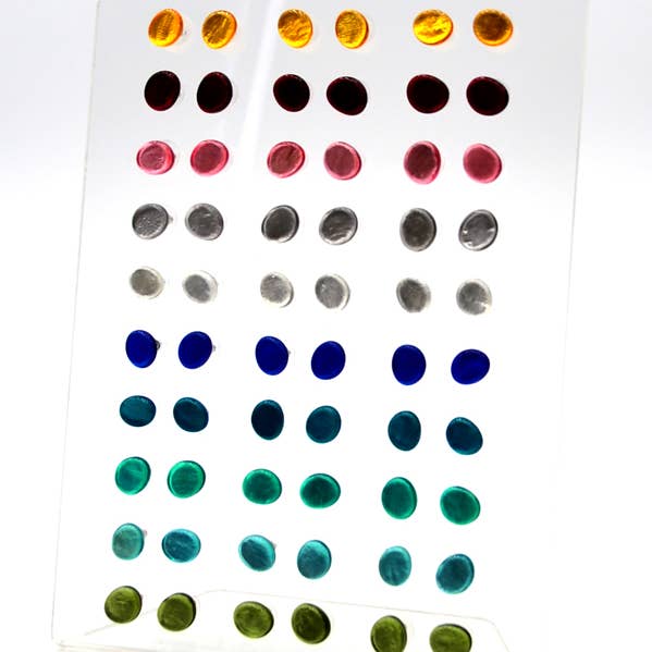 Gloria-Maris - Vendita all'ingrosso Orecchini a bottone - Mini orecchino Capiz a conchiglia 10 mm DS-2205