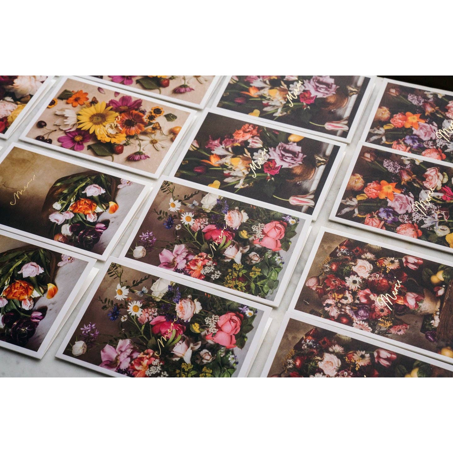 Jamie Beck - Wholesale Stationery/Notecard Set - Merci Stationery • Set of 16 Cards and Envelopes10