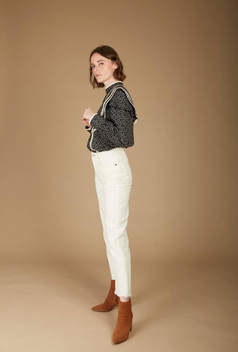 Andy & Lucy – Großhandel Jeans – Damen – GAINSBOURG - Gerade geschnittene Jeans7