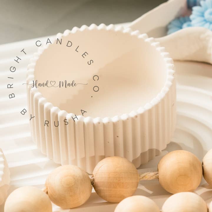 Ribbed Bowl for wholesale by Bright Candles Co.