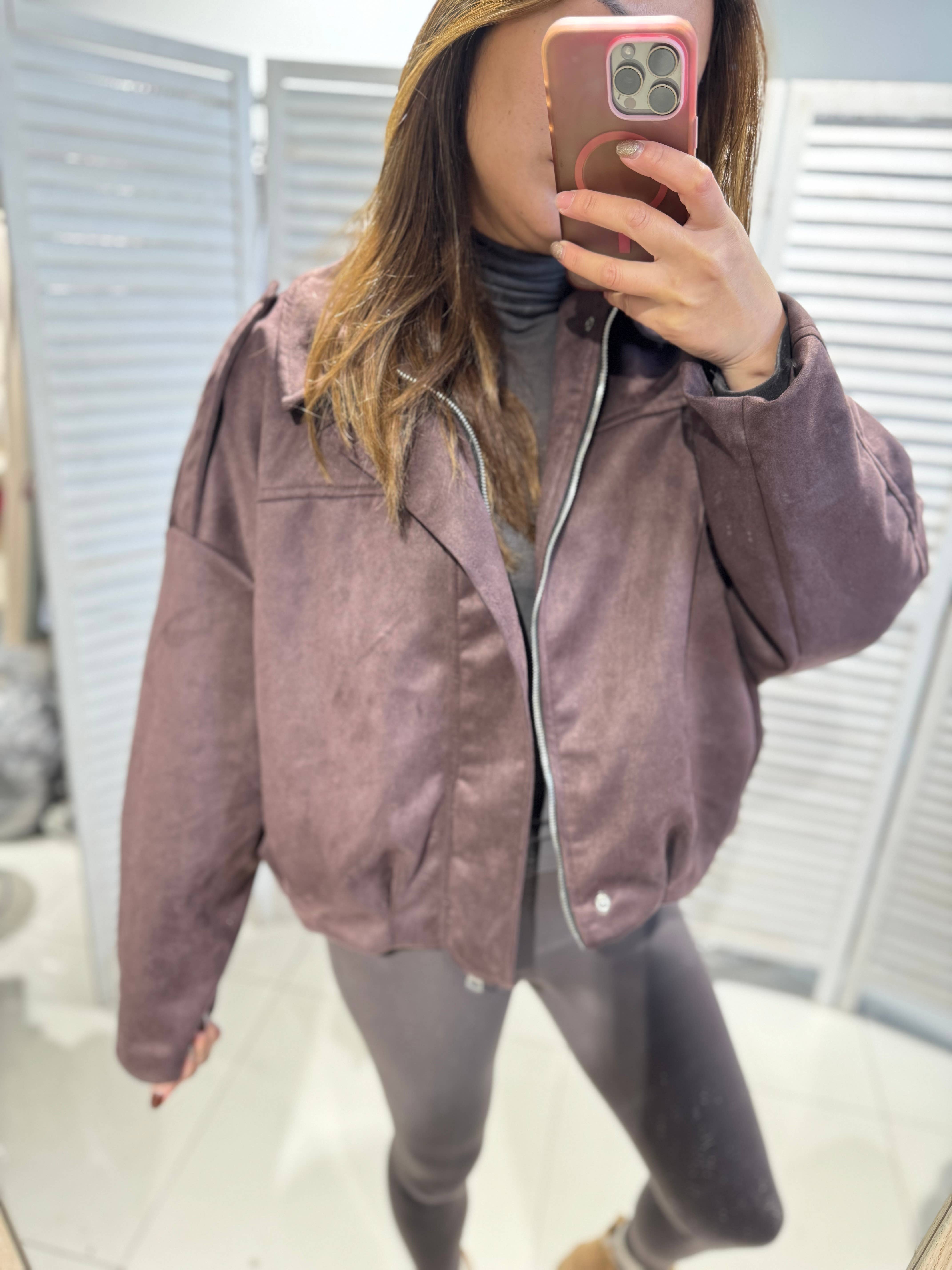 Brown Elegant Oversized Women's Blazer for wholesale on Faire3