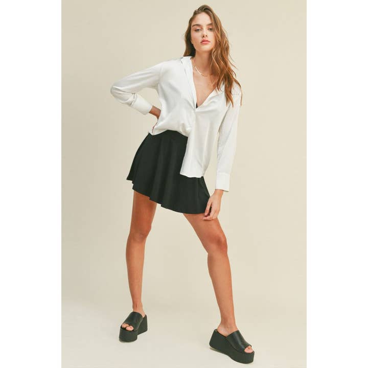 Timeless - Wholesale Skirt - Women's - PULL ON MINI SKATER SKIRT