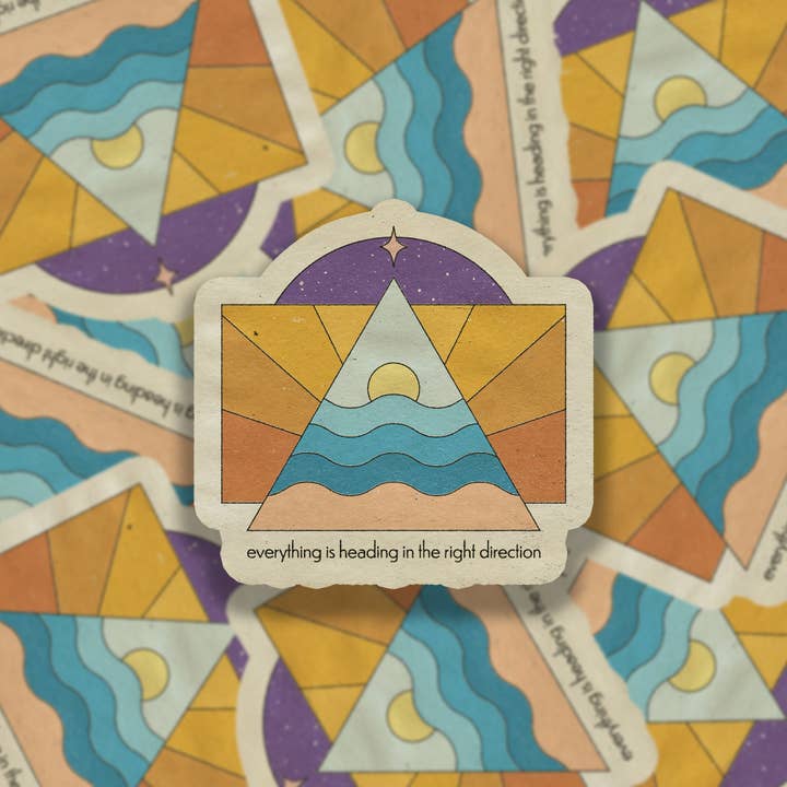SheeleyCo - Wholesale Sticker - Everything Is Heading In The Right Direction Sticker