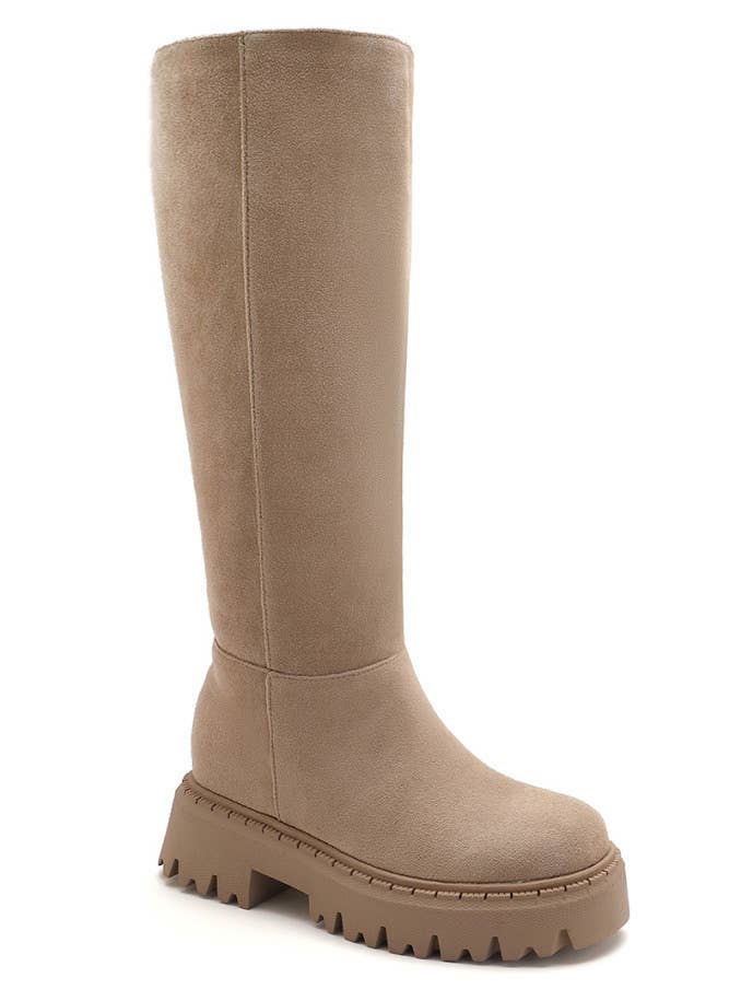 Joia Paris – wholesale Boots – Women’s – Trendy wedge boots in synthetic suede WZ-736