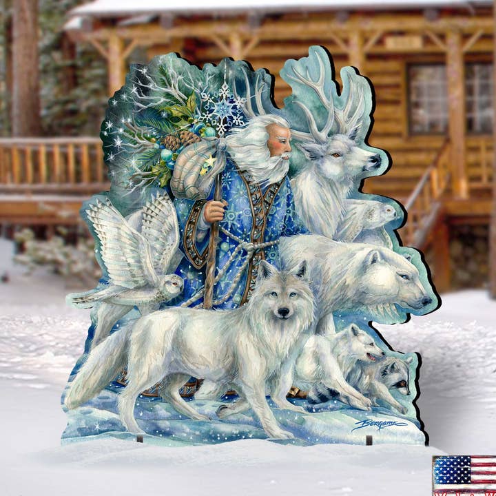 Venti freddi Padre Inverno Animali Decorazioni per esterni J. Bergsma per la vendita all'ingrosso da parte di Designocracy