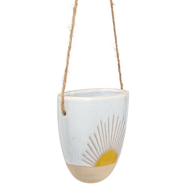 Abbott - Wholesale Hanging Planter - Hanging Planter w/Sun-5"H2