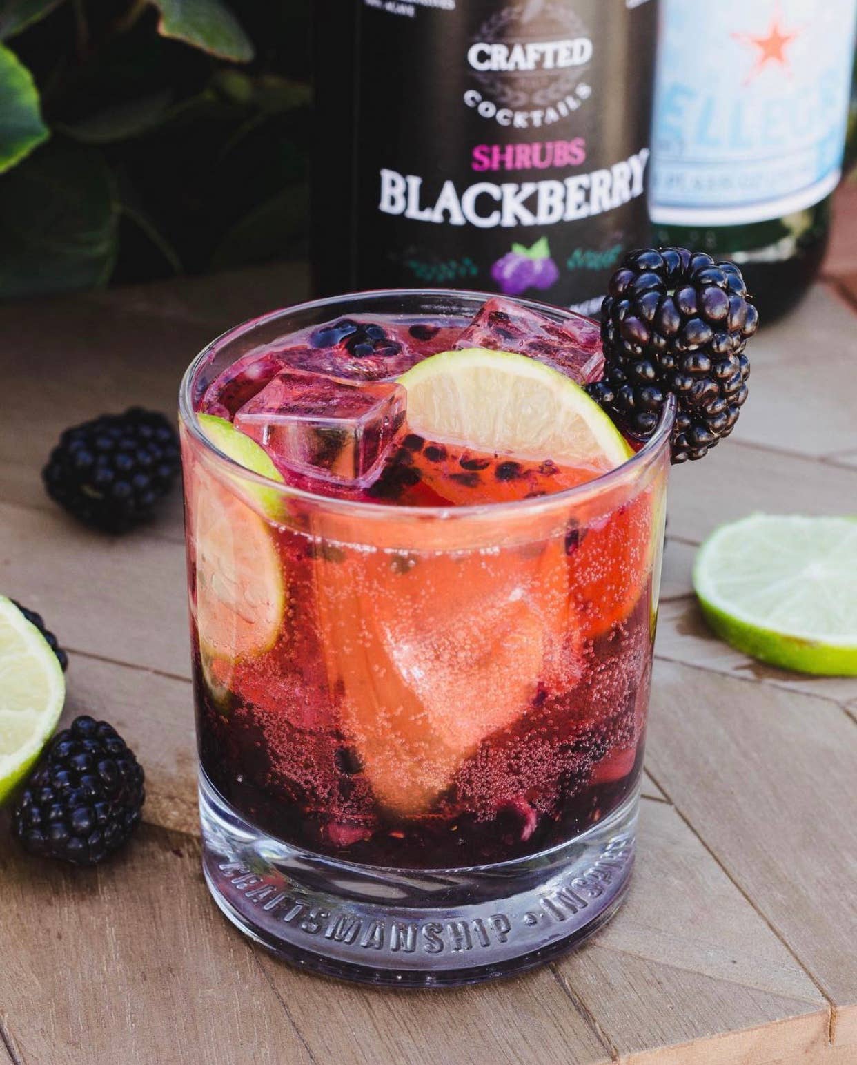 Crafted Cocktails - Wholesale Cocktail Mix/Syrup - Blackberry Shrub - Cocktail Enhancer & Soda Flavoring6