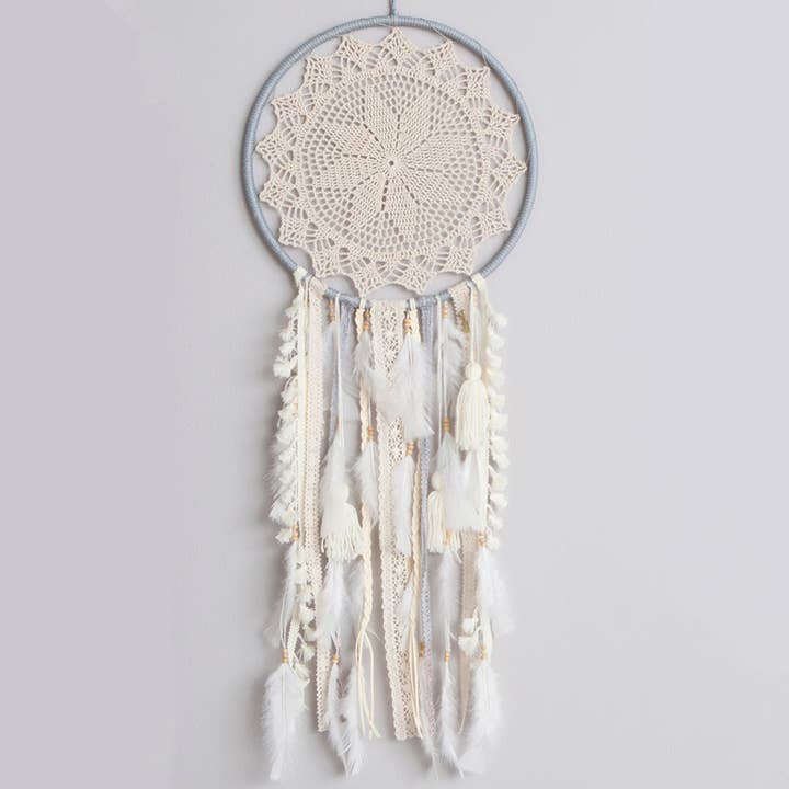 DREAMCATCHER BIG GRAY Dream Catcher, Handmade wall decor for wholesale by MANIK