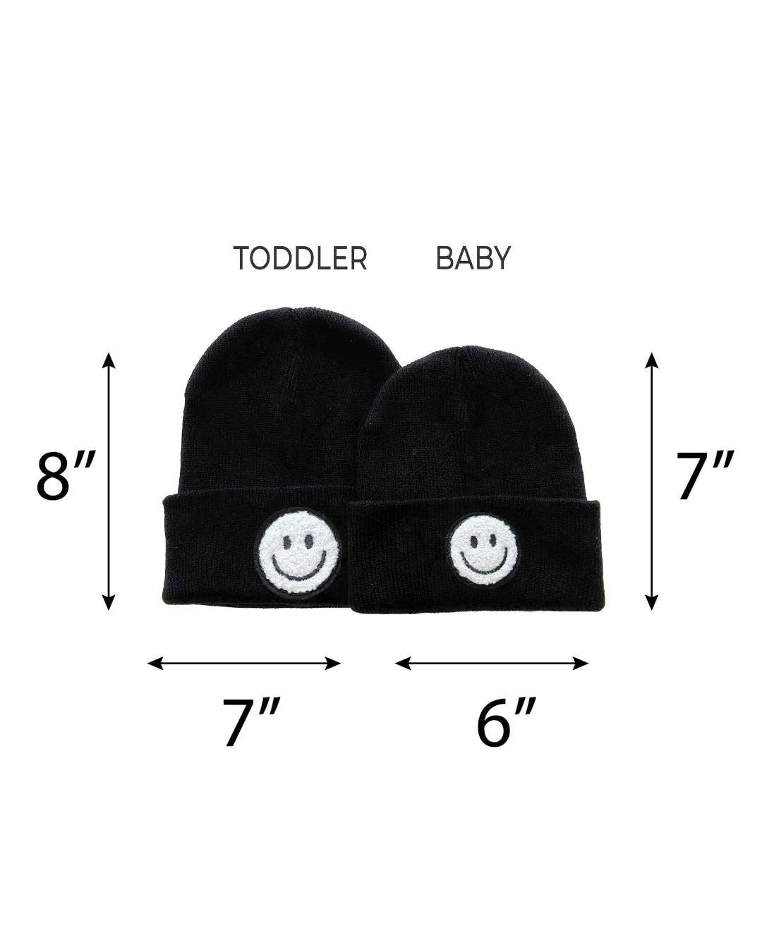 Lucky Panda Kids - Wholesale Beanie - Kids - Smiley Baby & Kids Beanie | Black11