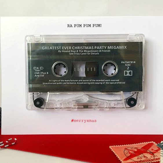 POMPA PRUGNA PRUGNA! Biglietto di auguri #MERRYXMAS per la vendita all'ingrosso da parte di fracas studios.